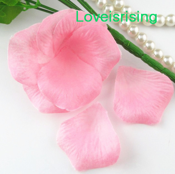 5 packs(720pcs) Pink Non-Woven Fabric Artificial Rose Flower Petal For Wedding Party Favor Decor-Free Shipping