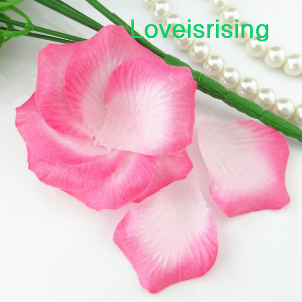 5 packs(720pcs) Pink White Non-Woven Fabric Artificial Rose Flower Petal For Wedding Party Favor Decor-Free Shipping