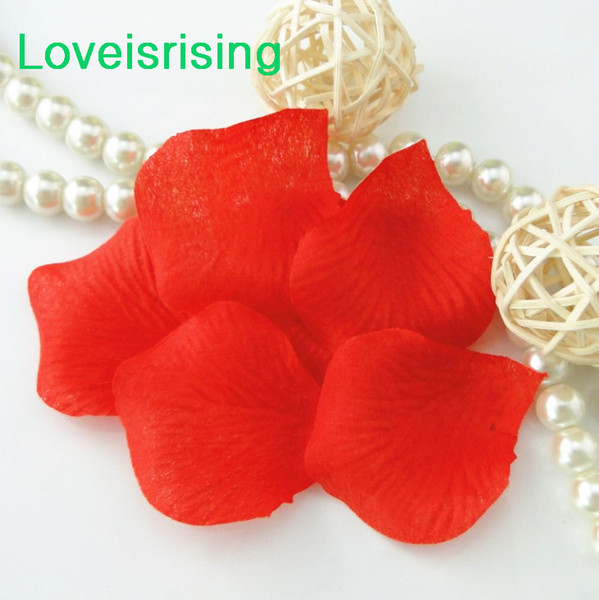 10 packs(1440pcs) Red Non-Woven Fabric Artificial Rose Flower Petal For Wedding Party Favor Decor-Free Shipping