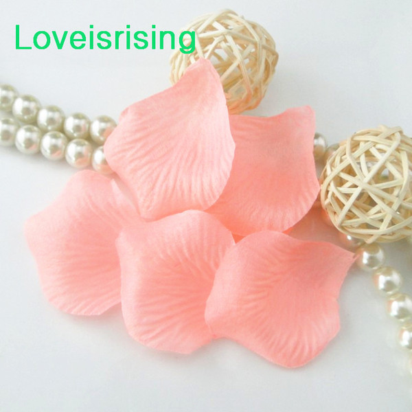 10 packs(1440pcs) Pale Pink Non-Woven Fabric Artificial Rose Flower Petal For Wedding Party Favor Decor-Free Shipping