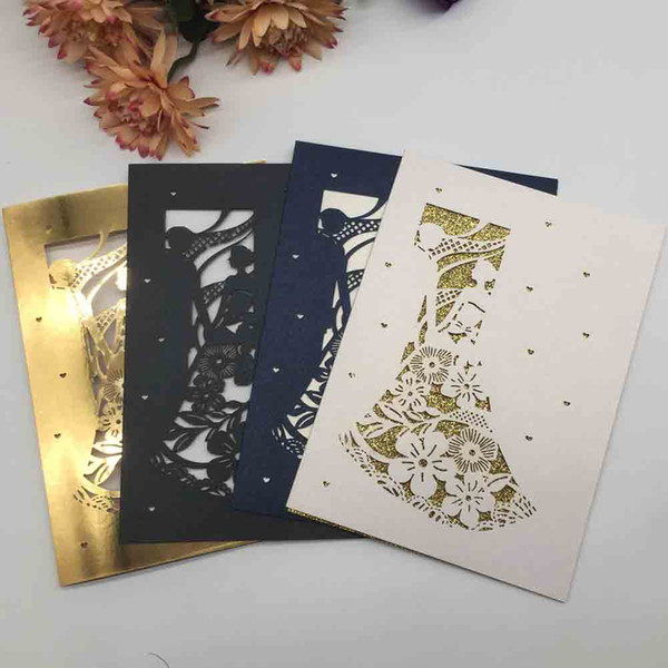 Exquisite Wedding Invitation Card Envelope Bride And Groom Marriage Invitation Cards Engagements Party Fancy Dress Invitation Card