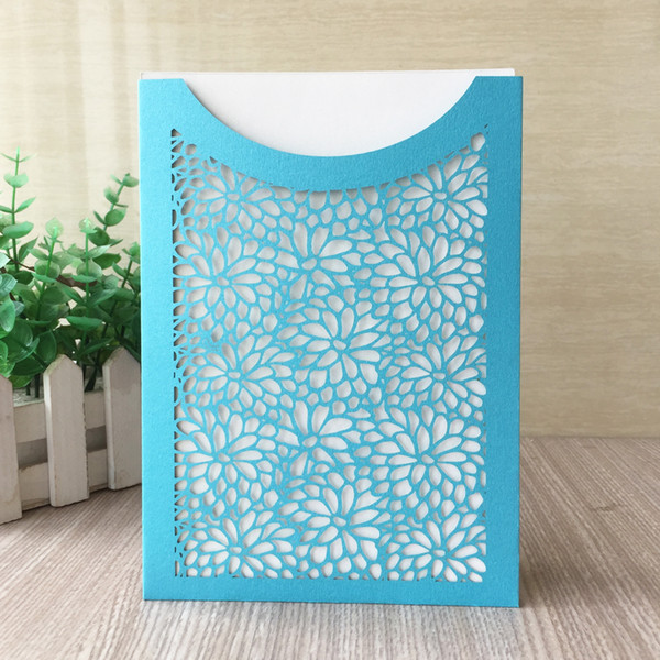 35PCS /lot Wedding Invitation Cards Hollow Laser Cut Pearl Paper Invitation Cards With Engagements Happiness Greeting Cards Invitations