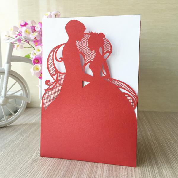 Wedding Invitation Cards Fancy Dress Party Marriage Celebration Valentine's Day Theme Invitation Gifts Card Blessing Cards