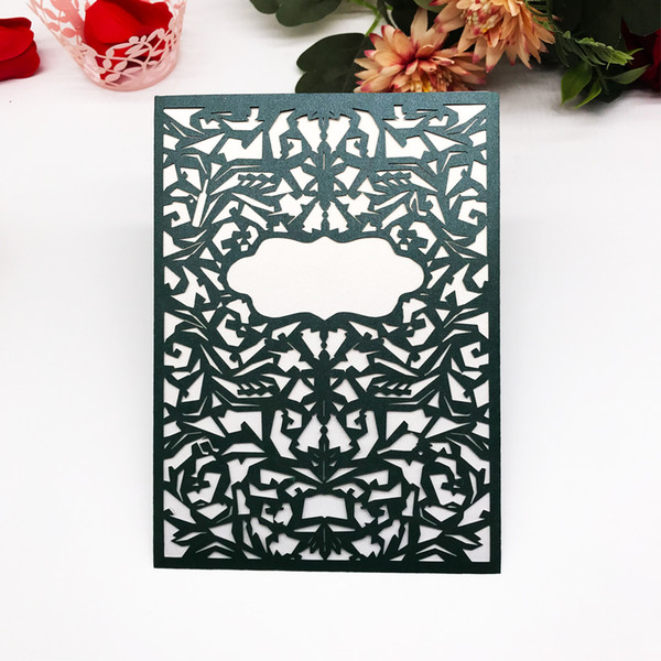 Hollow Laser Cut Hero Pattern Design Wedding Invitation Cards Business Cartoon theme Birthday Party Invitation Cards