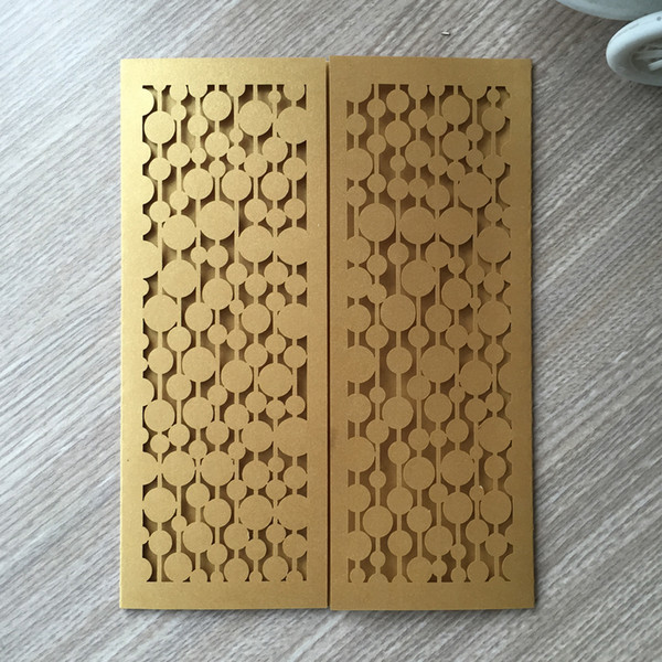 Hollow Laser Cut Wedding Invitation Cards Simple Sculpture Invitation Cards Engagements Ceremony Marriage Grand Events Anniversary Supplies