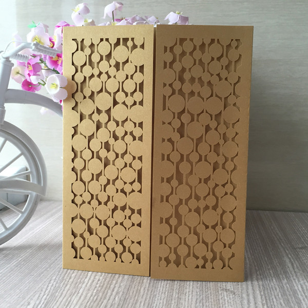 Hollow Laser Cut Wedding Invitation Cards Apply To Birthday Party Festival Celebration Grand Events Thanksgiving Invitations