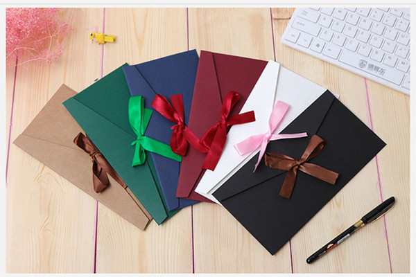 30pcs/set Vintage Brown White Black Kraft Blank Mini Paper Window Envelopes Wedding Invitation Envelope Gift Envelope