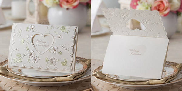 New arrival printed 2015 wedding invations cards Ivory blank inside paper Customized zed flat card high quality 