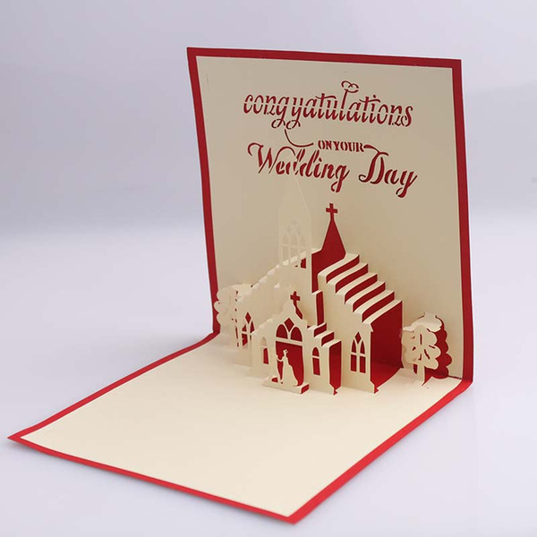 Professional 3d Hollow Creative Design Wedding Invitations Hand-carved Three-dimensional Paper Greeting Cards Personalized Custo