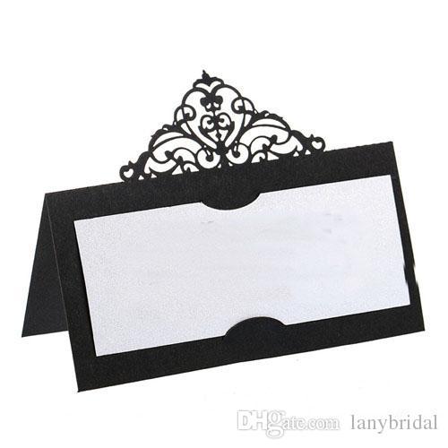 Cutom Service Available Wedding Party Place Name Cards Tableware/Personalised/Seating Card Decoration Colors Styles Chosen