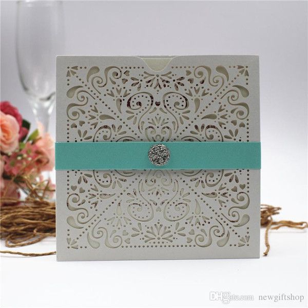 Shim
8000
my Wedding Invitations Laser Cut Flower Pocket Invitation Cards for Party with Diamond Belly Belt More Color Free Pri