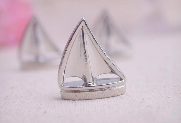 Wedding Party Gifts Party Favors Sailing boat Place Card Holders Beach Wedding Favor 20pcs/lot