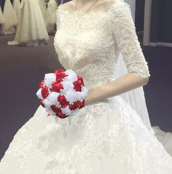 Wedding party supplies events gift wedding artificial flower ball home party gifts for newly hold flower with beads