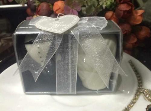 (2Pcs/lot=1 Set=1 Box) Wedding Gift Favors of Bride and Groom Salt and Pepper Shakers Party Favors For Western Wedding Items