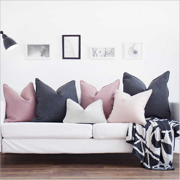 45*45cm,pillow,cushion,flax European embroidery style, living room/wedding ceremony, wholesale(two piece)