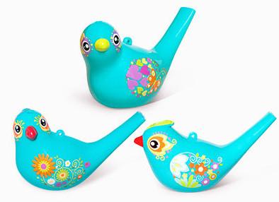 Wedding children's gifts colorful music whistling birds baby children toys bathroom bath water injection toys
