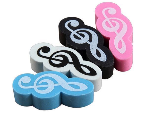 200pcs/lot Music Stationery Mini Style Music Eraser Music Gift DHL 