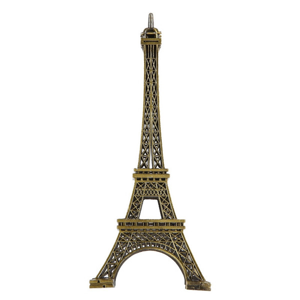 15cm 18cm 25cm 32cm 38cm Home Decor Vintage Bronze Tone Alloy Paris Eiffel Tower Figurine Statue Model Home Decors Souvenir