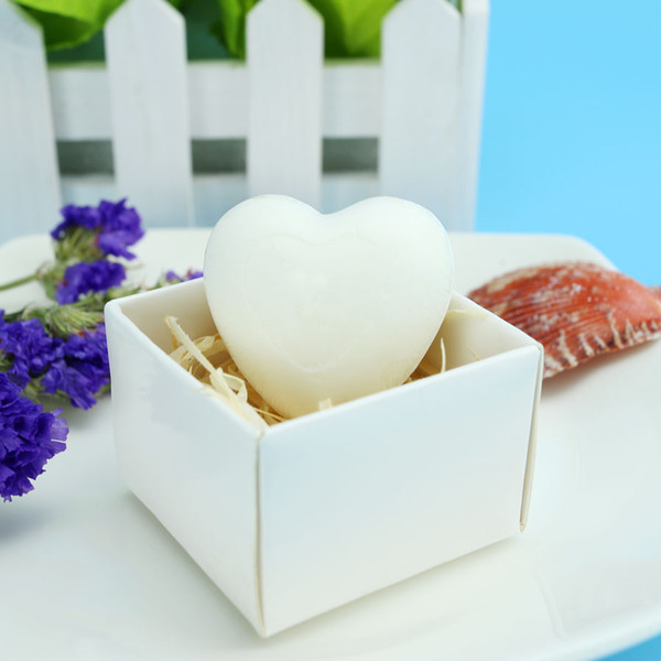 FEIS wholesale personalized hand-made soap white heart-shaped soap wedding favor wedding gifts baby shower white love style