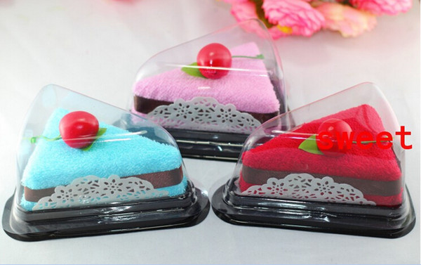 10pcs Cute Sandwich Style Towel Cotton Creative Towels For Wedding Party Birthday Favor Gift Souvenirs Souvenir