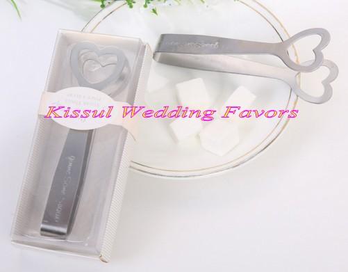 (20 Pieces/Lot) Bridal Shower Favors of Heart Shaped Sugar Tongs Wedding and Party decoration favors For Kitchen gifts