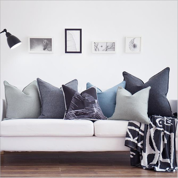 55*55cm,pillow,cushion,flax European embroidery style, living room/wedding ceremony, wholesale(two piece)