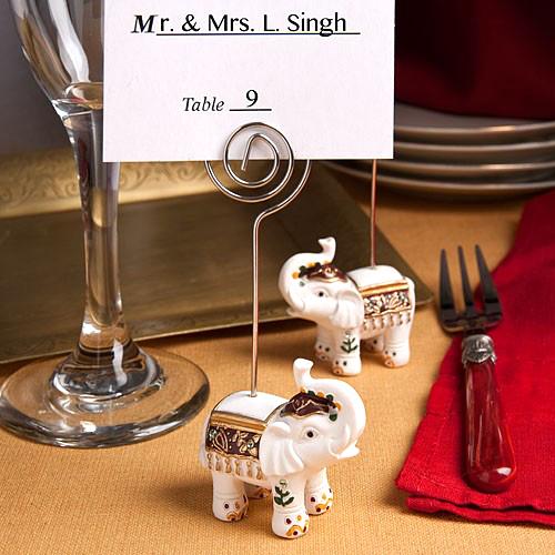 Fast delivery! Factory Directly Sale Wedding Favor Good Luck Elephant Place Card Holders Wedding Shower Favors Wholesale
