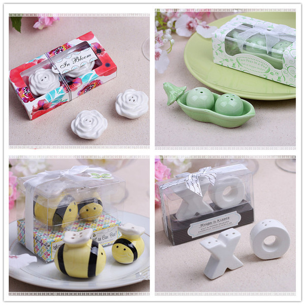 Wedding Gifts for Guest Spice Jar Flower/fish/love Birds/ Mr&Mrs Bridesmaid Gifts Wedding Souvenirs Event Party Supplies