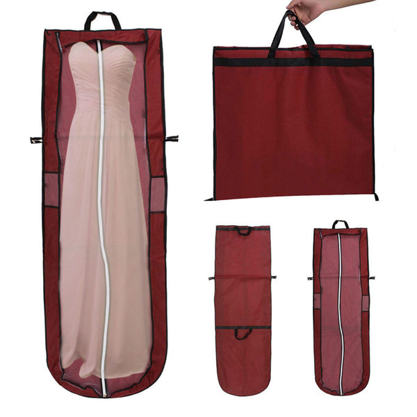 1pcs Wedding Dress Cover Bridal Garment Long Clothes Waterproof Dustproof Storage Bag For Protesting Garment Bag