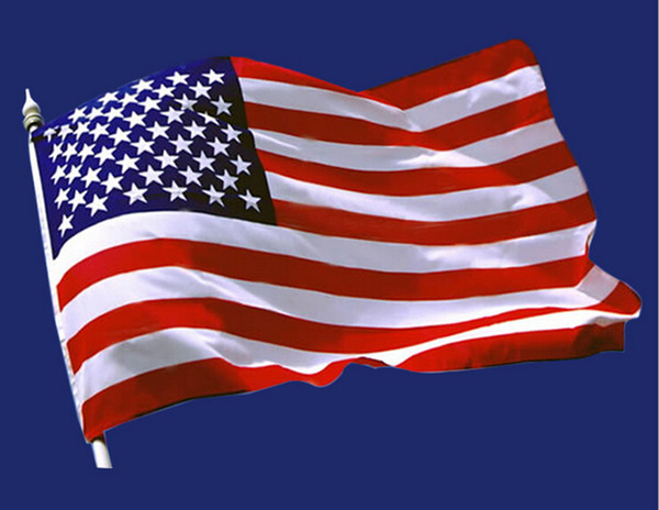 In Stock Wedding Gifts Favors USA Flag The United Stated Flags America Flag Polyester 150*90cm Whole 3*5 FT