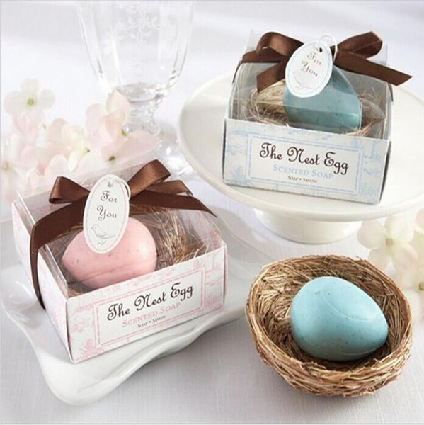 Personalized Bird Egg Styles Mini Handmade Soap With Gift Box For Wedding Party Favor Baby Shower Valentine's Day Gift Free Shipping