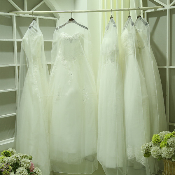 2019 Hot Selling Wedding Dress Gown Bag Garment Cover Travel Storage Dust Covers Bridal Accessories For Bride Free Shipping