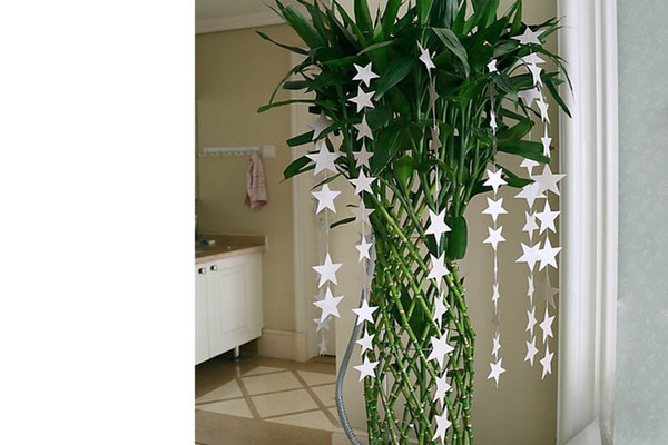 2016 Fashion Garland Paper Garland Wedding Party Decorations Banner Supplies Props New Garland Decoration Tissue Garland Pearl Stars Paper