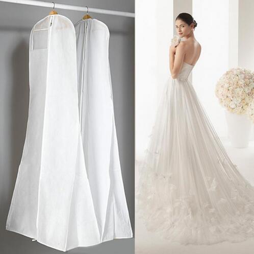 180cm Gown Extra Large With Storage Bag Dust Cover Wedding Dress Hang Pouch Dust Bag Long Garment Cover Travel Storage Dust Covers Hot Sale