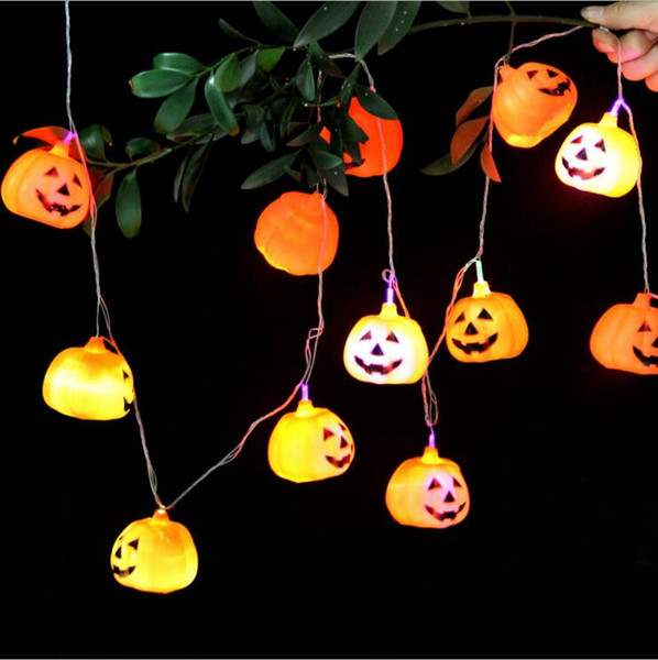 Wedding Supplies Halloween pumpkin lantern Bar decorated props 3m Length Lovely Wedding decoration 2017 Hot Sale