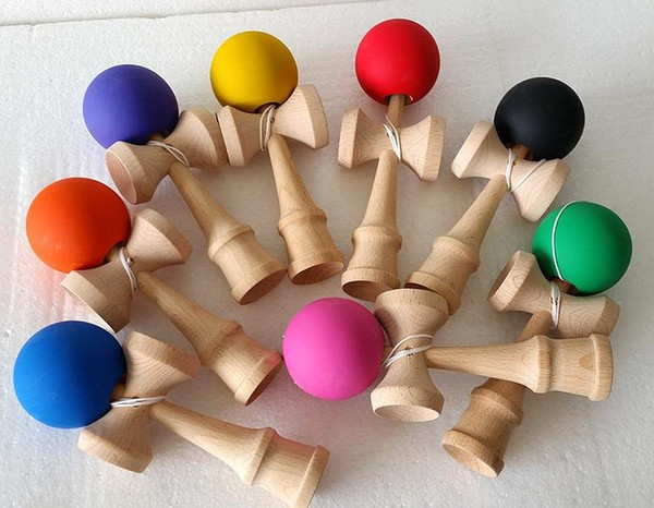 Hot selling Gift High-quality Fashion Funny Japanese Traditional Wood Game Toy Kendama Ball Education Toy Gift 80pcs