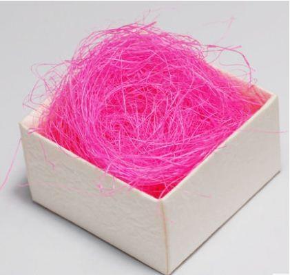 100g Free Shipping Wholesale Natural Raffia Jute Gift/Candy Packing Material Favor Box Filler