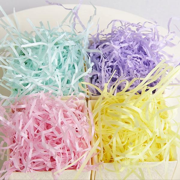 100g Shredded Tissue Paper Bags Hamper Basket Coloured Paper Filler Packing