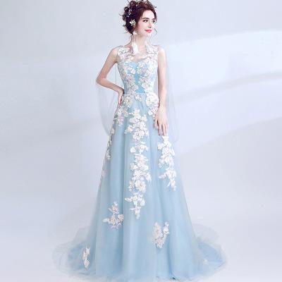 new style women evening dress bride toast gown banquet dress