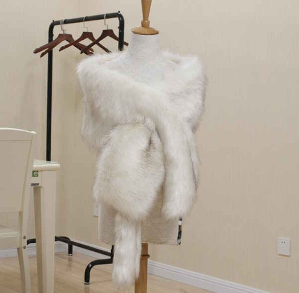 Lengthen The Shawl Imitation Fur Fur Collar Fur Scarf The Imitation Of A Raccoon Fox Hair Winter
